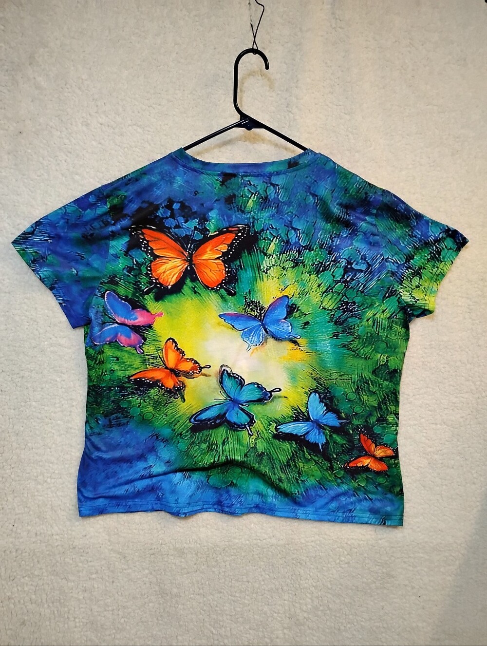 Ladies Butterfly Top- 3X - Picture 3 of 3
